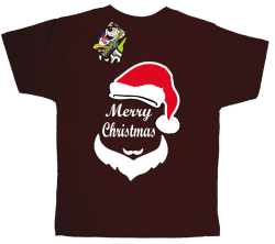 Merry Christmas Barber - Koszulka dziecięca brąz