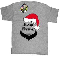 Merry Christmas Barber - Koszulka dziecięca melanż
