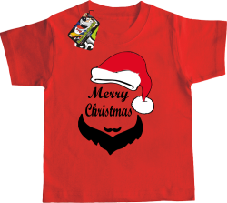 Merry Christmas Barber - Koszulka dziecięca red