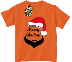 Merry Christmas Barber - Koszulka dziecięca pomarańcz