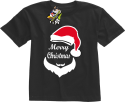 Merry Christmas Barber - Koszulka dziecięca czarny