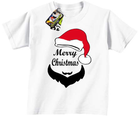 Merry Christmas Barber - Koszulka dziecięca biały