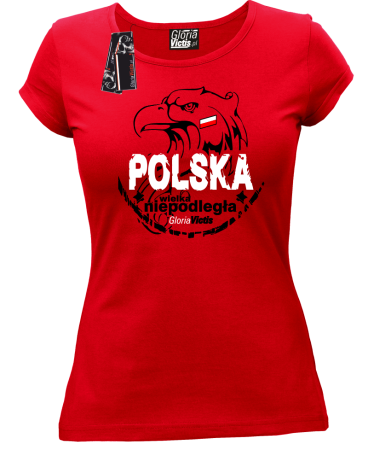 Polska WIELKA Niepodległa - Koszulka damska 