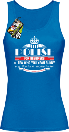 Polish for begginers Teas Who You Yeah Bunny - Top damski 
