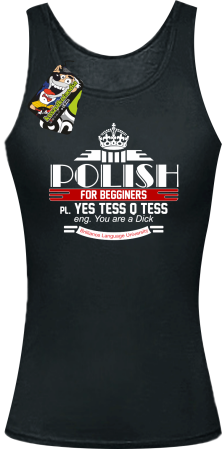 Polish for begginers Yes Tess Q Tess - Top damski 