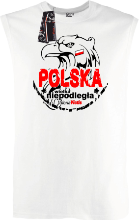Polska WIELKA Niepodległa - Bezrękawnik męski 