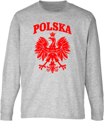 Polska - Longsleeve dziecięcy melanż
