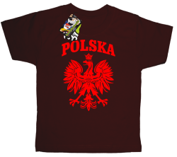 Polska - Koszulka dziecięca brąz