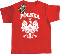 Polska - Koszulka dziecięca red