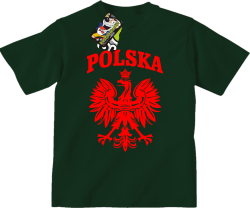 Polska - Koszulka dziecięca butelka
