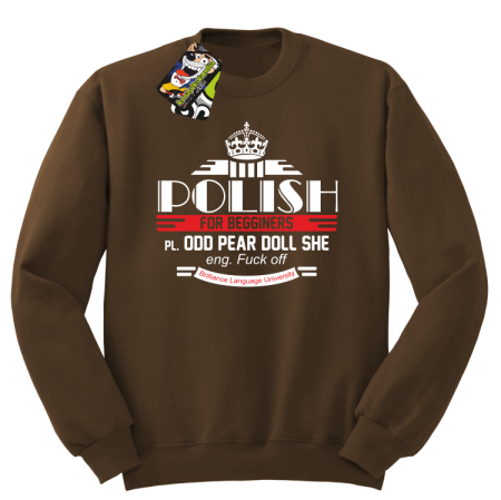 Polish for begginers Odd Pear Doll She - Bluza męska standard bez kaptura 