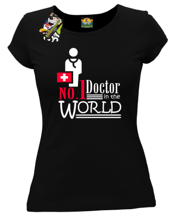 No1 Doctor in the world - Koszulka damska