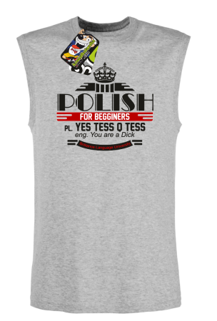 Polish for begginers Yes Tess Q Tess - Bezrękawnik męski 