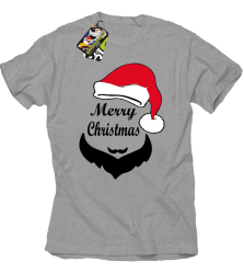 Merry Christmas Barber - Koszulka męska melanż