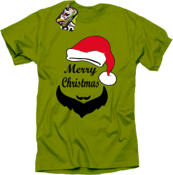 Merry Christmas Barber - Koszulka męska kiwi