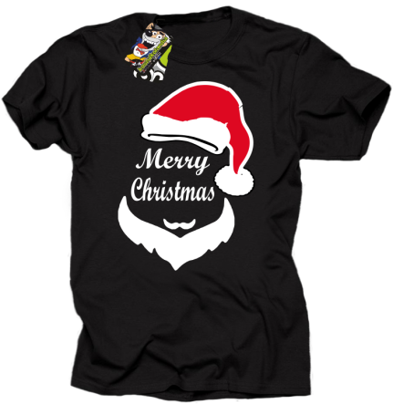 Merry Christmas Barber - Koszulka męska czarny