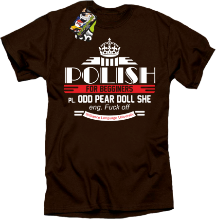 Polish for begginers Odd Pear Doll She - Koszulka męska 