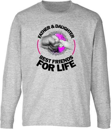 Father & daughter best friends for life - Longsleeve dziecięcy