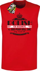Polish for begginers Odd Pear Doll She - Bezrękawnik męski czerwony 