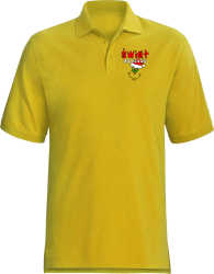 Świąt Nie Będzie - Koszulka męska POLO żółty