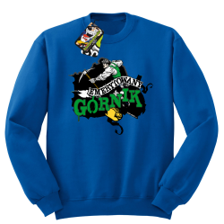  Emerytowany Górnik Zielony - Bluza męska STANDARD niebieski