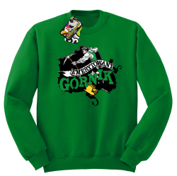 Emerytowany Górnik Zielony - Bluza męska STANDARD kelly