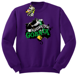 Emerytowany Górnik Zielony - Bluza męska STANDARD fiolet