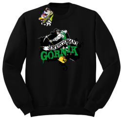 Emerytowany Górnik Zielony - Bluza męska STANDARD czarna