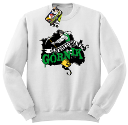 Emerytowany Górnik Zielony - Bluza męska STANDARD biała