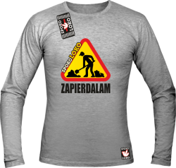 ZAPIERDALAM ZNAK  -  Longsleeve męski melanż