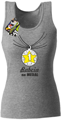 Babcia na medal - Top damski melanż 