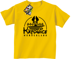 Katowice wonderland - Koszulka dziecięca żółta 