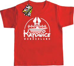 Katowice wonderland - Koszulka dziecięca czerwona 