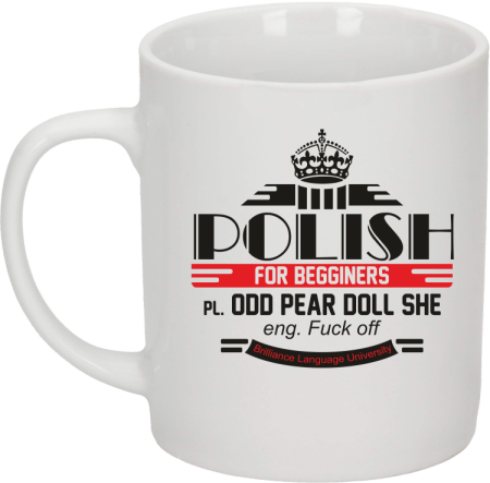 Polish for begginers Odd Pear Doll She - Kubek ceramiczny 