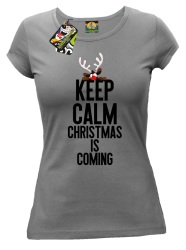 Keep calm christmas is coming grafit