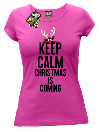 Keep calm christmas is coming FUKSJA
