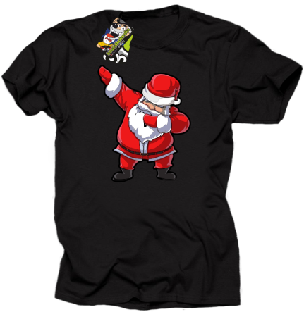 Santa Dab Claus - koszulka męska świąteczna
