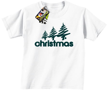 Christmas AdiTrees - koszulka dziecięca świąteczna