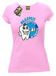 Najlepszy dentysta na świecie - Koszulka damska jasny róż 