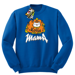 Kocia mama - Bluza męska STANDARD royal