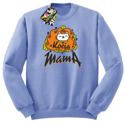 Kocia mama - Bluza męska STANDARD błekit