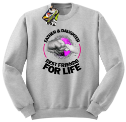 Father & daughter best friends for life - Bluza męska STANDARD melanż