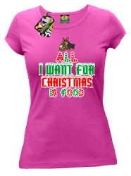All I want for Christmas Dog Róż