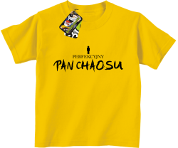 Perfekcyjny PAN CHAOSU - Koszulka dziecięca żółta 