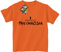 Perfekcyjny PAN CHAOSU - Koszulka dziecięca pomarańcz 