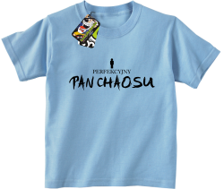 Perfekcyjny PAN CHAOSU - Koszulka dziecięca błękit 