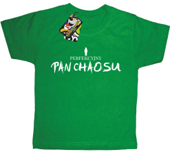 Perfekcyjny PAN CHAOSU - Koszulka dziecięca zielona 