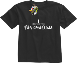 Perfekcyjny PAN CHAOSU - Koszulka dziecięca czarna 