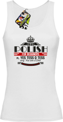 Polish for begginers Yes Tess Q Tess - Top damski biały 