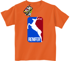 Renifer ala NBA Święta orange
